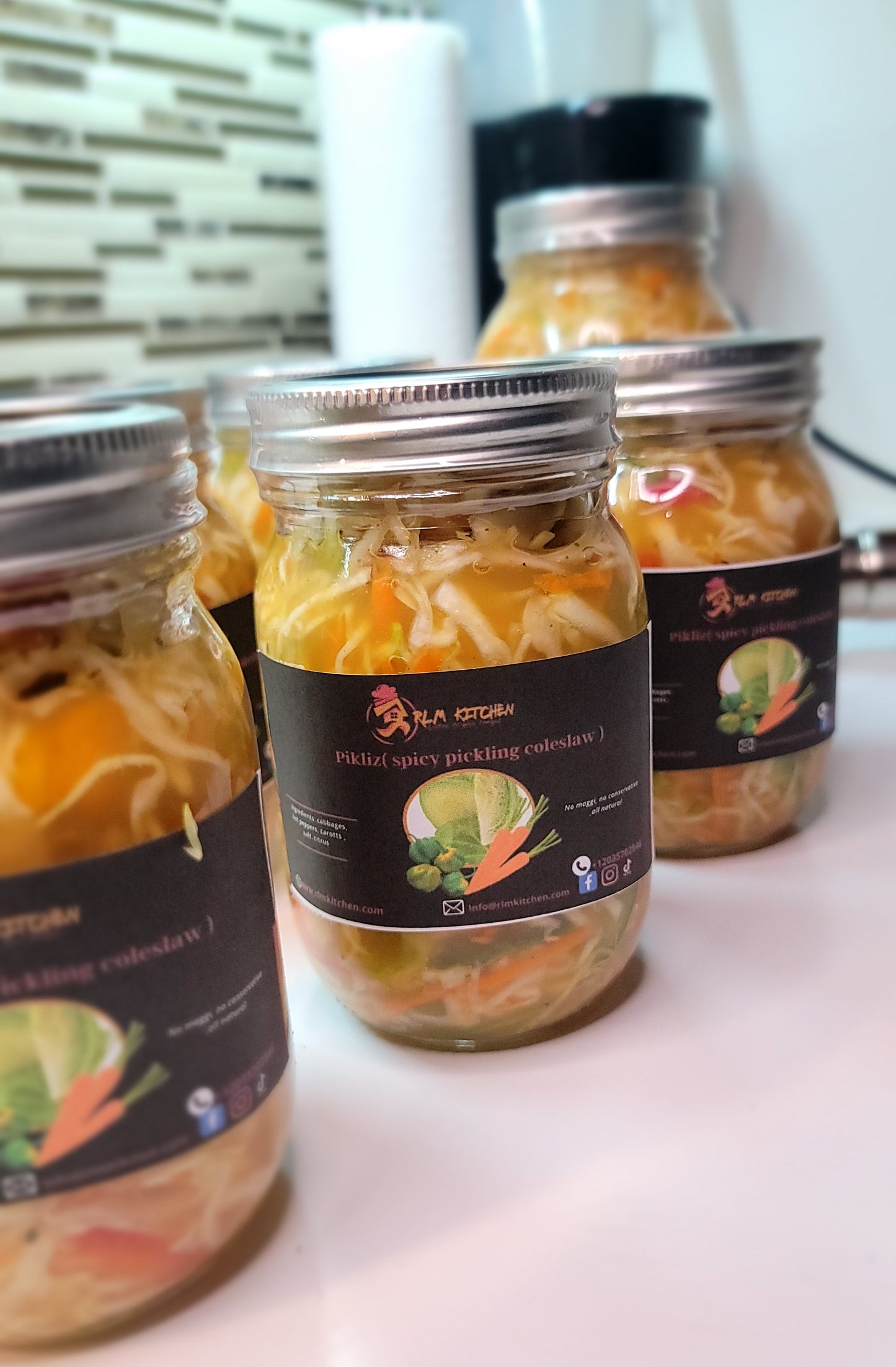 Pikliz ( spicy pickling coleslaw)