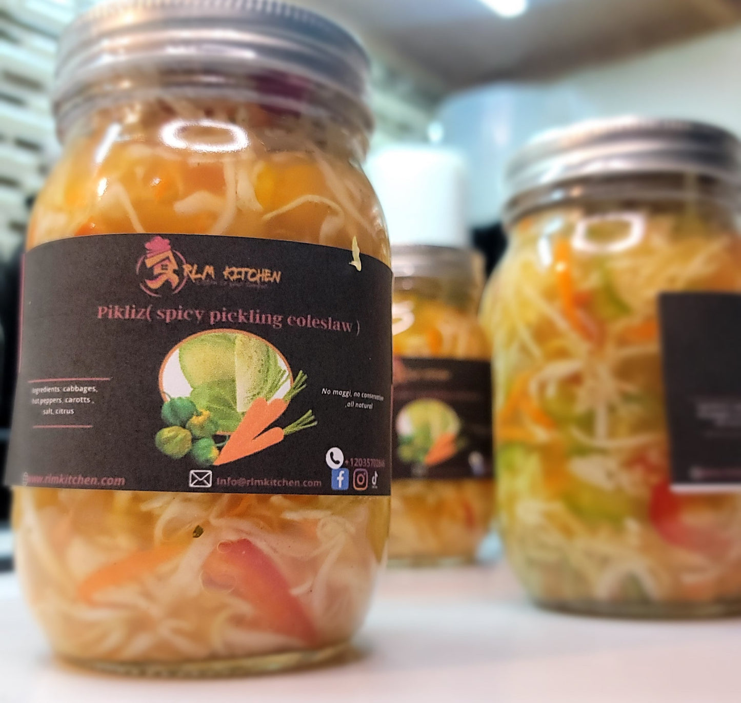 Pikliz ( spicy pickling coleslaw)
